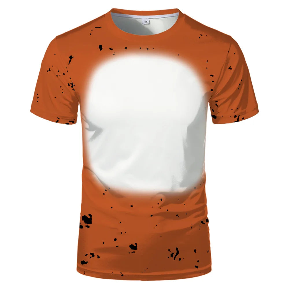 Sublimation Blank Polyester T-shirt Adult Kids Summer Casual Short Sleeve Round Neck Tops Tees Clothing for DIY Personalized