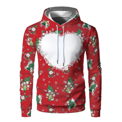 Sublimation Hoodies Blanks 100% Polyester Sweatshirt Pullover Wholesale Loose Clothes for Heat Transfer Print