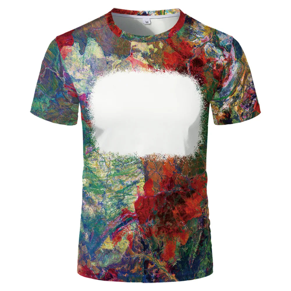 Creative Family Tee Tops Polyester Clothes Sulimation Blank T-shirts O-Neck Plus Size For Custom Team Parent-Child Tee Shirt