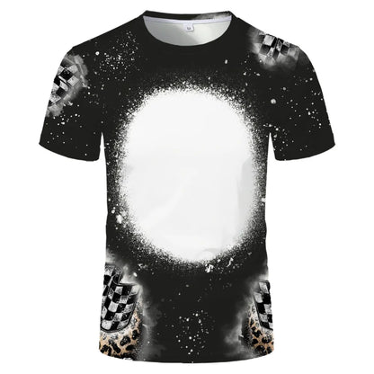 Summer New Arrival Sublimation Blank O-Neck T-Shirt Men Women Clothing Casual Fashion Short Sleeve Tee For Diy Logo Printing