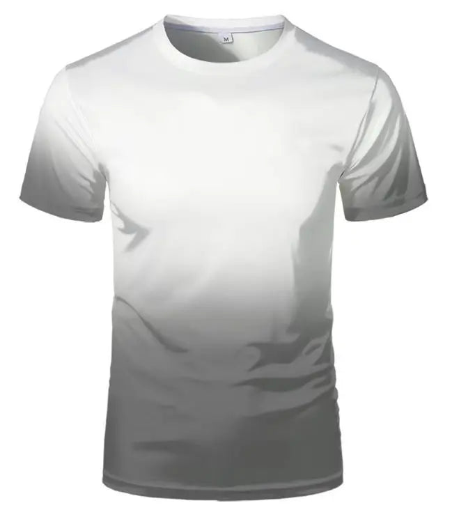 Sublimation Blank Polyester T-shirt Adult Kids Summer Casual Short Sleeve Round Neck Tops Tees Clothing for DIY Personalized