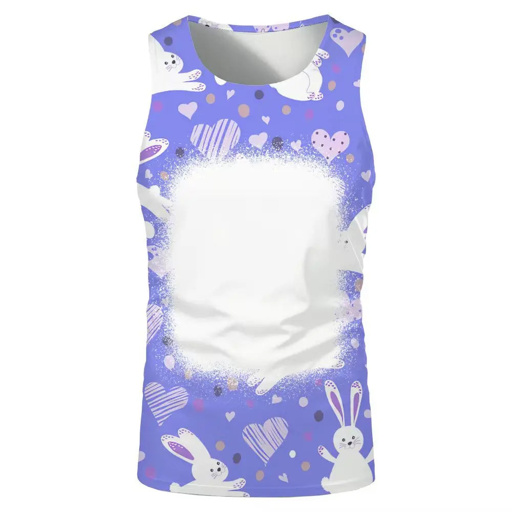 Sublimation Blank Tank Tops T-shirt Sleeveless Tee Tops Adult Child Vest Basketball Tshirts For Custom Team Game Sportwear