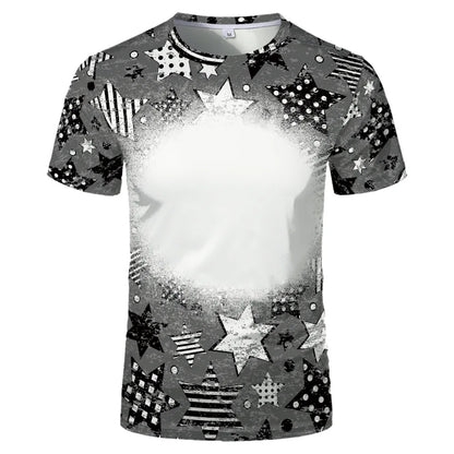 Korean Style Tshirts Women Men Summer Oversize Clothing O Neck Polyester Unisex Tops Subliation Blanks For Custom Team Tops