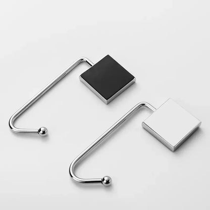 20pcs Sublimation Blank Metal Hooks Table Bag Hanger Lady Women Men Handbag Holder Craft Christmas Gifts for Custom Printing Logo