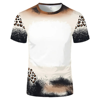 Sublimation Blank Polyester T-shirt Adult Kids Summer Casual Short Sleeve Round Neck Tops Tees Clothing for DIY Personalized