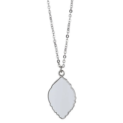 10pcs Angle Wing Pendant Necklace Sublimation Necklaces Heart Pendants Jewelry For Custom Anniversary&Valentine's Day Gift