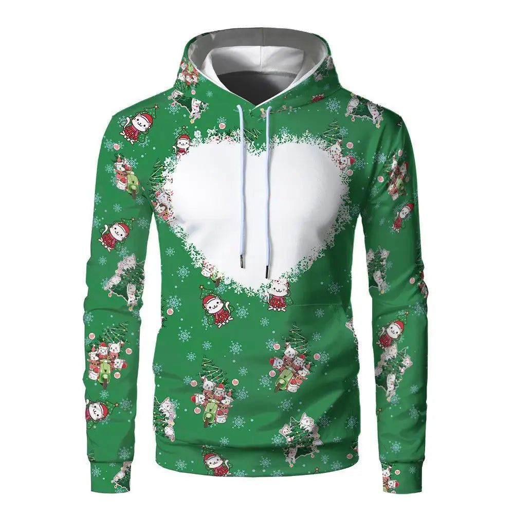Sublimation Hoodies Blanks 100% Polyester Sweatshirt Pullover Wholesale Loose Clothes for Heat Transfer Print