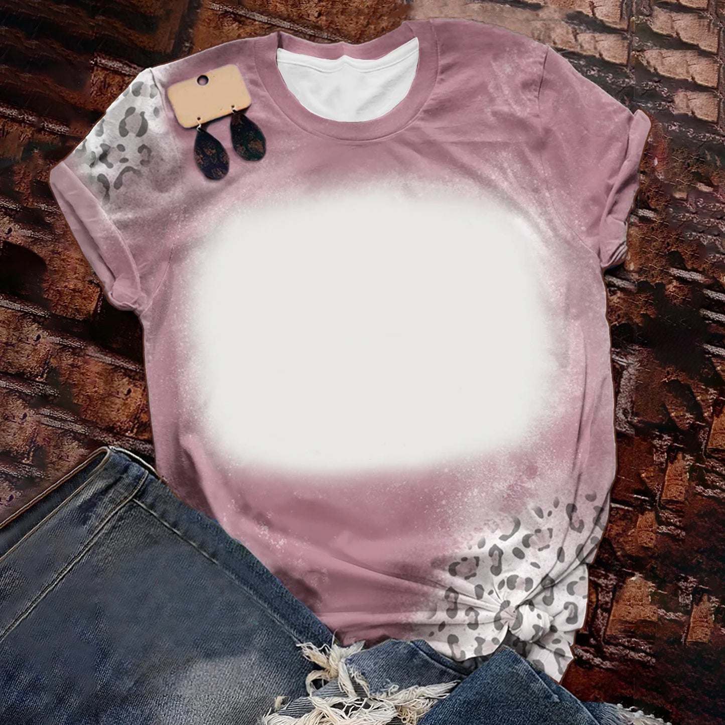 Woman T-Shirts Soft Cute Candy Color Loose Tee Tops Polyester Tee shirts Sublimation Blank Short Sleeve For Heat Tranfer Print