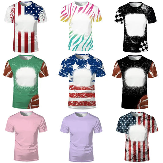 Summer New Arrival Sublimation Blank O-Neck T-Shirt Men Women Clothing Casual Fashion Short Sleeve Tee For Diy Logo Printing