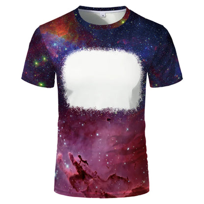 Creative Family Tee Tops Polyester Clothes Sulimation Blank T-shirts O-Neck Plus Size For Custom Team Parent-Child Tee Shirt