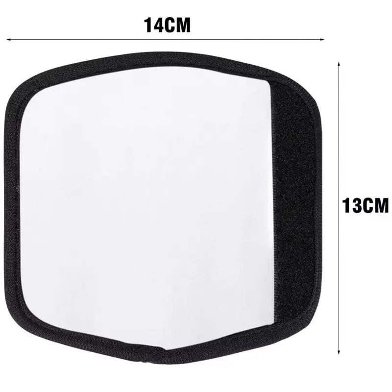 20pcs Sublimation Blank White Neoprene Hand Protector Luggage Suitcase Handle Grip Comfort Wrap Cover for Diy Photo Print Logo