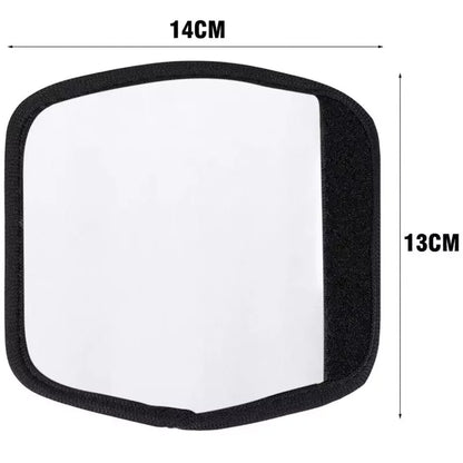 20pcs Sublimation Blank White Neoprene Hand Protector Luggage Suitcase Handle Grip Comfort Wrap Cover for Diy Photo Print Logo