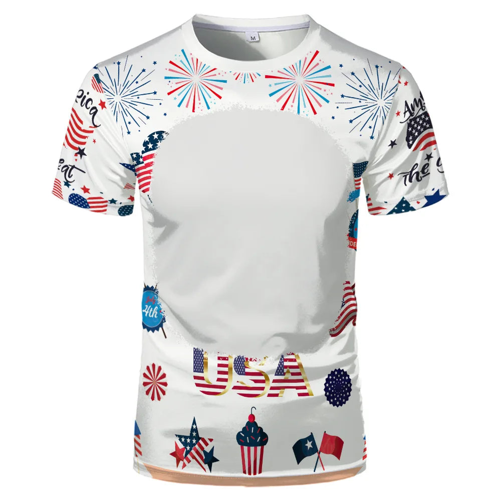 Korean Style Tshirts Women Men Summer Oversize Clothing O Neck Polyester Unisex Tops Subliation Blanks For Custom Team Tops