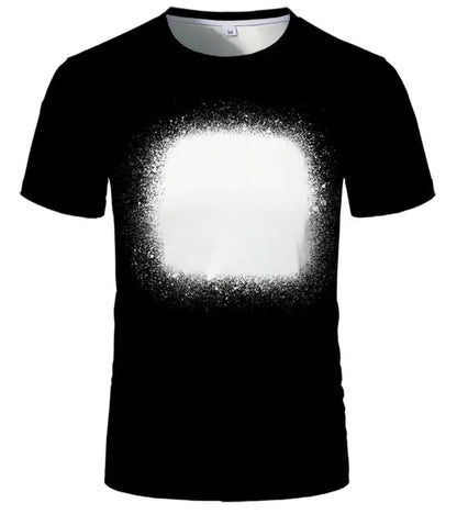 Casual Tshirt Home Tee Shirt Tie Die Starry Sky&Slowflake Print Sublimation Blanks T-shirts 100% Polyester Female Tee T-Shirt