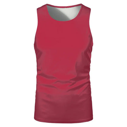 Summer Sleeveless Tshirts 100% Polyester Running Underwaist Tee Tops Heat Transfer Print Blanks Streetwear T-shirts