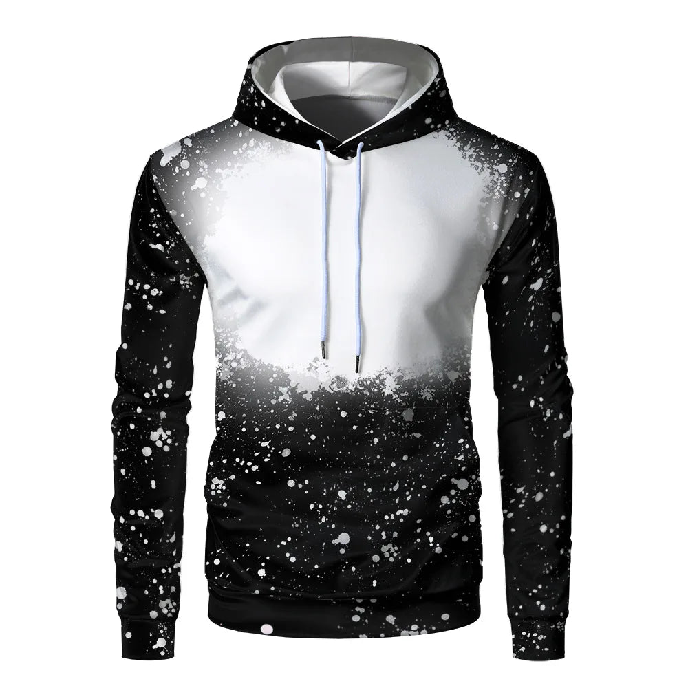 Sublimation Hoodies Blanks 100% Polyester Sweatshirt Pullover Wholesale Loose Clothes for Heat Transfer Print