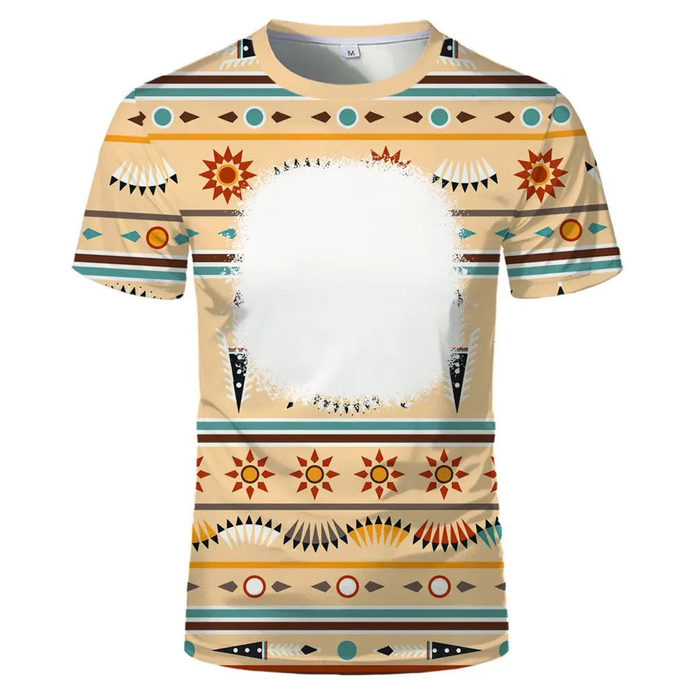 Casual Tshirt Home Tee Shirt Tie Die Starry Sky&Slowflake Print Sublimation Blanks T-shirts 100% Polyester Female Tee T-Shirt