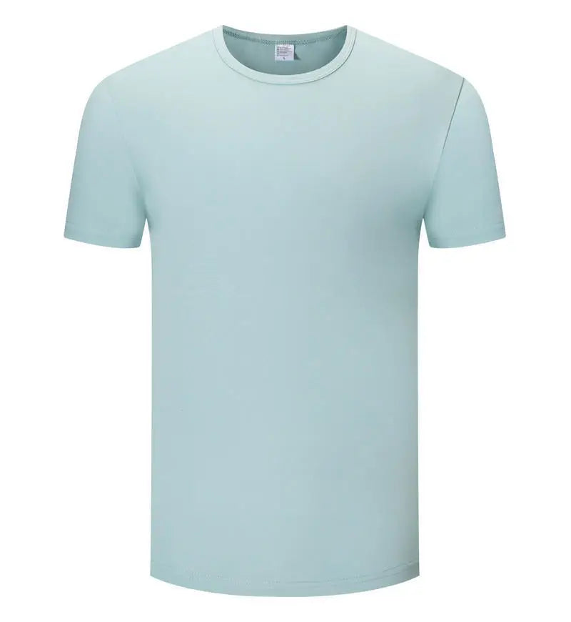 Pure Color T-shirt Dairy Parent-Child Tops Breathable Polyester Tshirts Team Clothes Sublimation Blanks For Logo Image Print