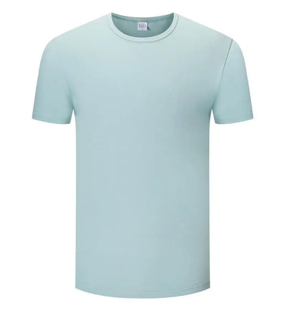 Pure Color T-shirt Dairy Parent-Child Tops Breathable Polyester Tshirts Team Clothes Sublimation Blanks For Logo Image Print