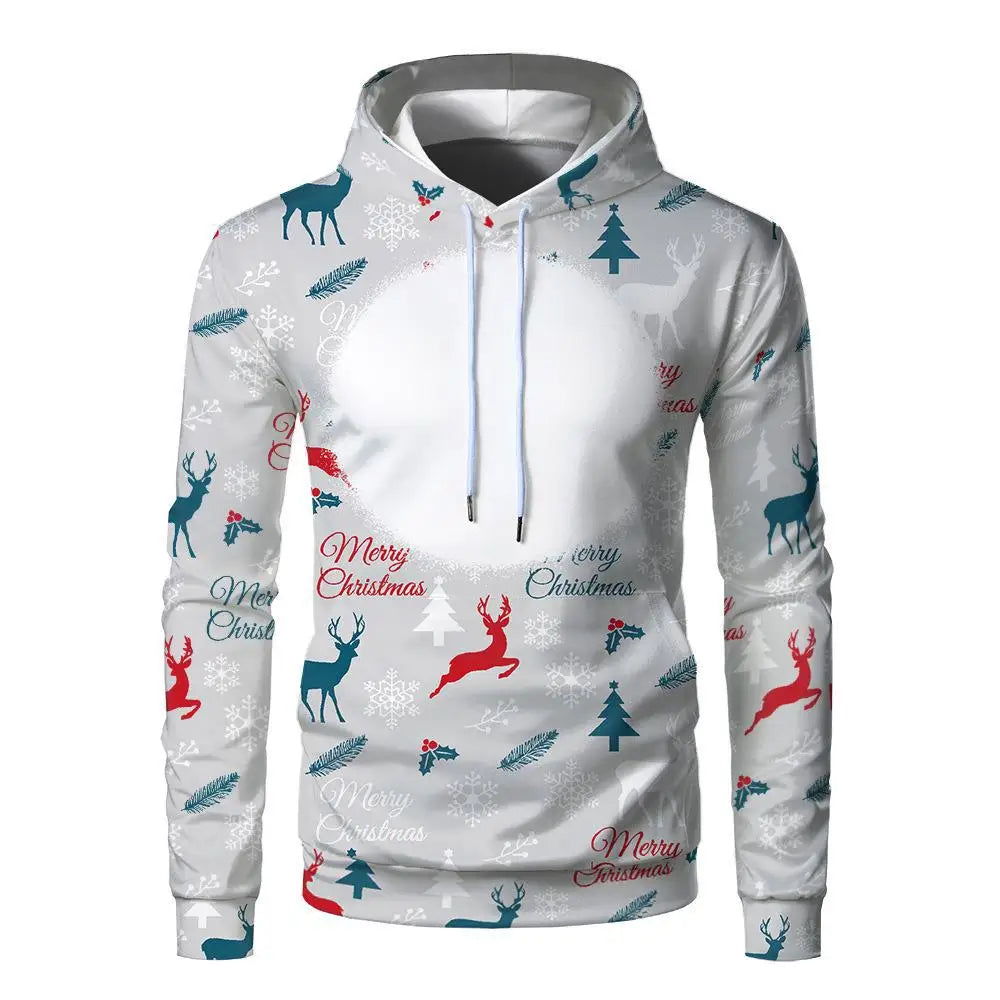 Sublimation Hoodies Blanks 100% Polyester Sweatshirt Pullover Wholesale Loose Clothes for Heat Transfer Print