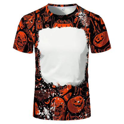 Sublimation Blank Polyester T-shirt Adult Kids Summer Casual Short Sleeve Round Neck Tops Tees Clothing for DIY Personalized