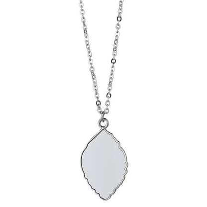 10pcs Angle Wing Pendant Necklace Sublimation Necklaces Heart Pendants Jewelry For Custom Anniversary&Valentine's Day Gift