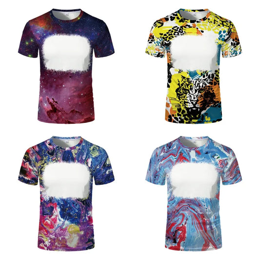 Creative Family Tee Tops Polyester Clothes Sulimation Blank T-shirts O-Neck Plus Size For Custom Team Parent-Child Tee Shirt
