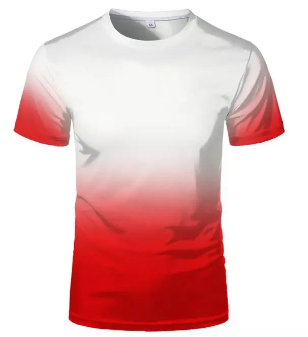 Sublimation Blank Polyester T-shirt Adult Kids Summer Casual Short Sleeve Round Neck Tops Tees Clothing for DIY Personalized