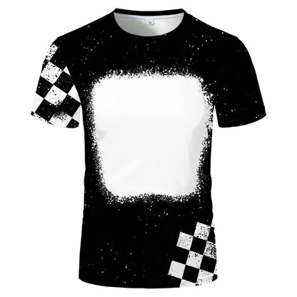 Summer New Arrival Sublimation Blank O-Neck T-Shirt Men Women Clothing Casual Fashion Short Sleeve Tee For Diy Logo Printing