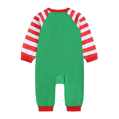 Xmas Family Pajamas Set Clothes Christmas Parent-Child Tshirts Sublimation Blank Sleepwear Suit For DIY  Print Logo Image