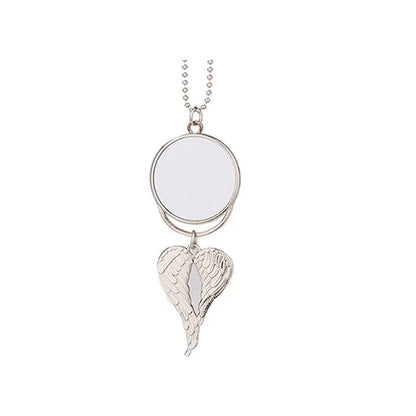 10pcs Sublimation Blank  Tree Bell Kaychain Bell Shape Pendant Ornaments For Heat Transfer Print Creative Gift