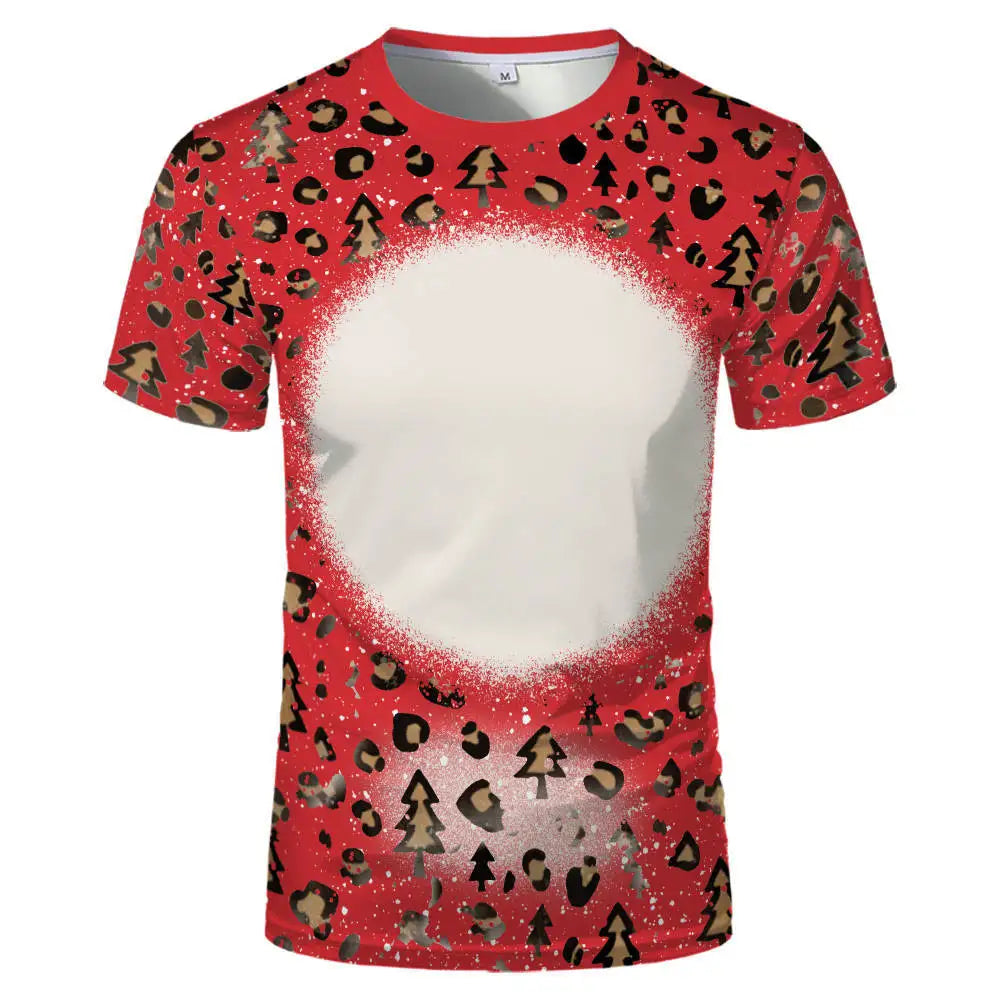 Sublimation Blank Polyester T-shirt Adult Kids Summer Casual Short Sleeve Round Neck Tops Tees Clothing for DIY Personalized