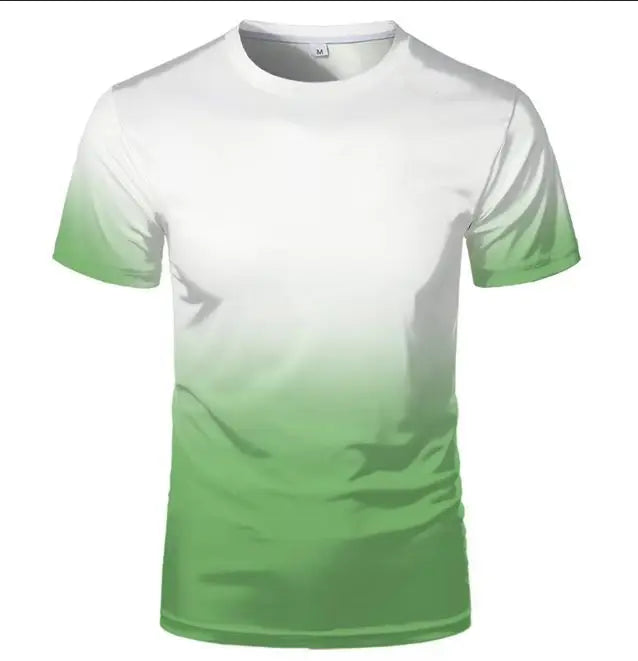 Sublimation Blank Polyester T-shirt Adult Kids Summer Casual Short Sleeve Round Neck Tops Tees Clothing for DIY Personalized