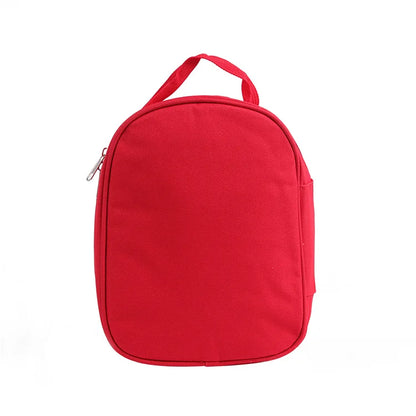 6pcs Sublimation Blank Insulated Lunch Bag Tote Travel Picnic Handbags Lunch Box Thermal Bag For Heat Transfer Print