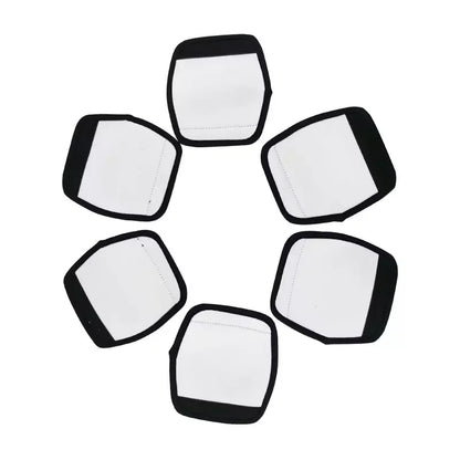 20pcs Sublimation Blank White Neoprene Hand Protector Luggage Suitcase Handle Grip Comfort Wrap Cover for Diy Photo Print Logo