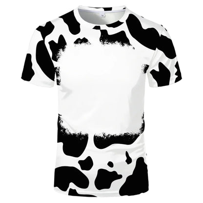 Sublimation Blank Polyester T-shirt Adult Kids Summer Casual Short Sleeve Round Neck Tops Tees Clothing for DIY Personalized