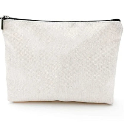 30pcs Sublimation Blank Cosmetic Bag Women Sublimation Blank Makeup Bag With Zipper Storage Bags For Travel Portable
