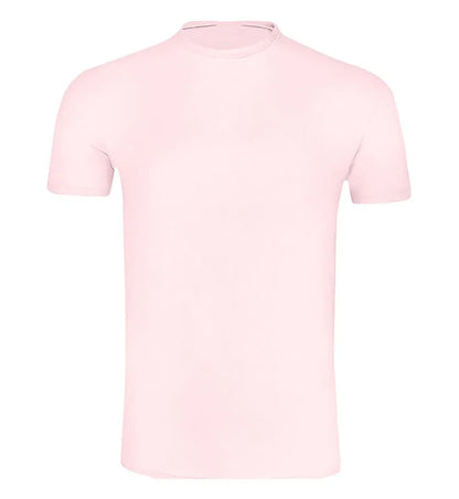Pure Color T-shirt Dairy Parent-Child Tops Breathable Polyester Tshirts Team Clothes Sublimation Blanks For Logo Image Print