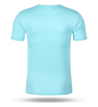 5pcs Quick Dry Clothes Sublimation Mesh Plain Sports T-shirt Adults Polyester Tee Tops For Heat Transfer Print