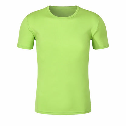 5pcs Quick Dry Clothes Sublimation Mesh Plain Sports T-shirt Adults Polyester Tee Tops For Heat Transfer Print