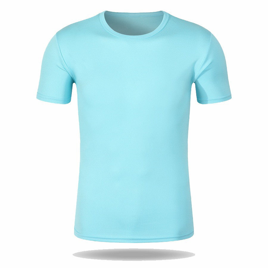 5pcs Quick Dry Clothes Sublimation Mesh Plain Sports T-shirt Adults Polyester Tee Tops For Heat Transfer Print