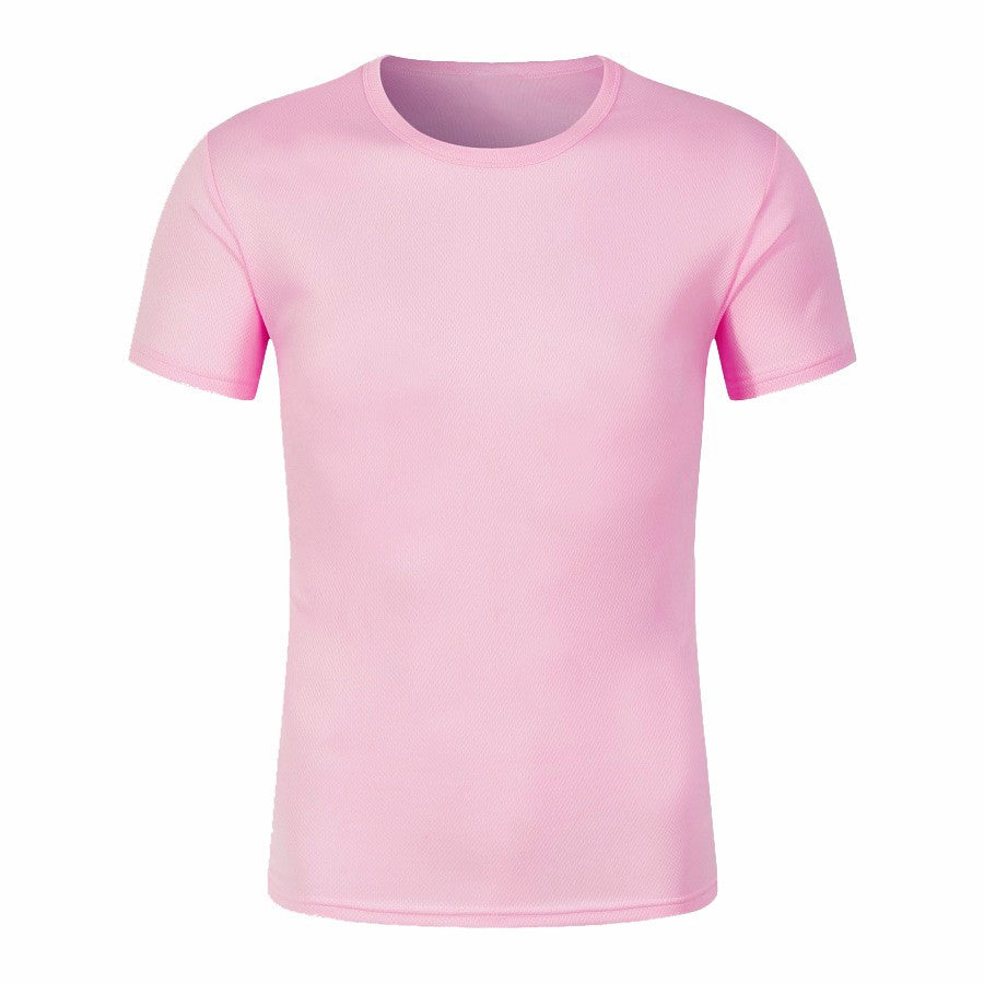 5pcs Quick Dry Clothes Sublimation Mesh Plain Sports T-shirt Adults Polyester Tee Tops For Heat Transfer Print